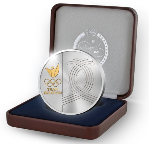 Coffret 20€ Euros Argent BE 925/1000 Belgique 2024 Team Belgium JO 2024