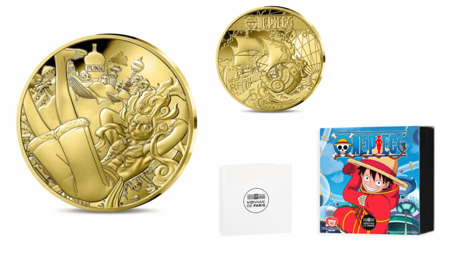 Coffret 50€ Euros Or Gold 999/1000 France One Piece 2025 - 1/4 OZ