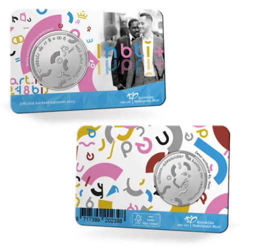 Coincard 5€ Euros Commémorative Pays Bas 2022 - 50 Ans LGBTI +