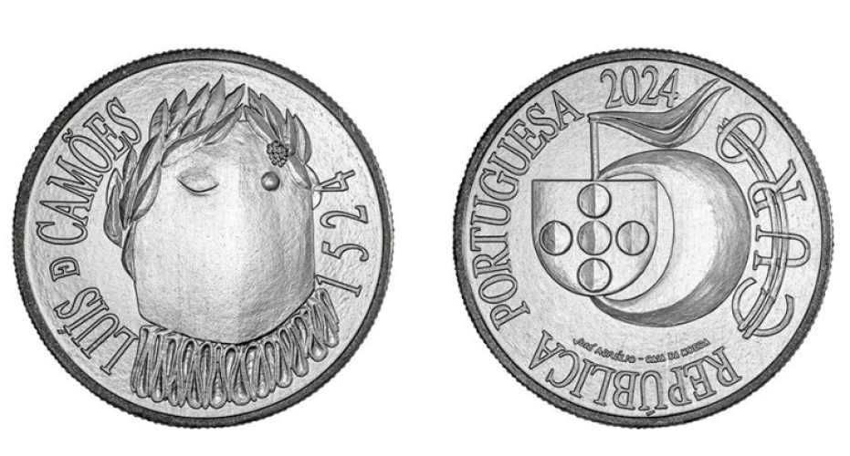 5€ Euros Commémorative Portugal 2024 Camoes