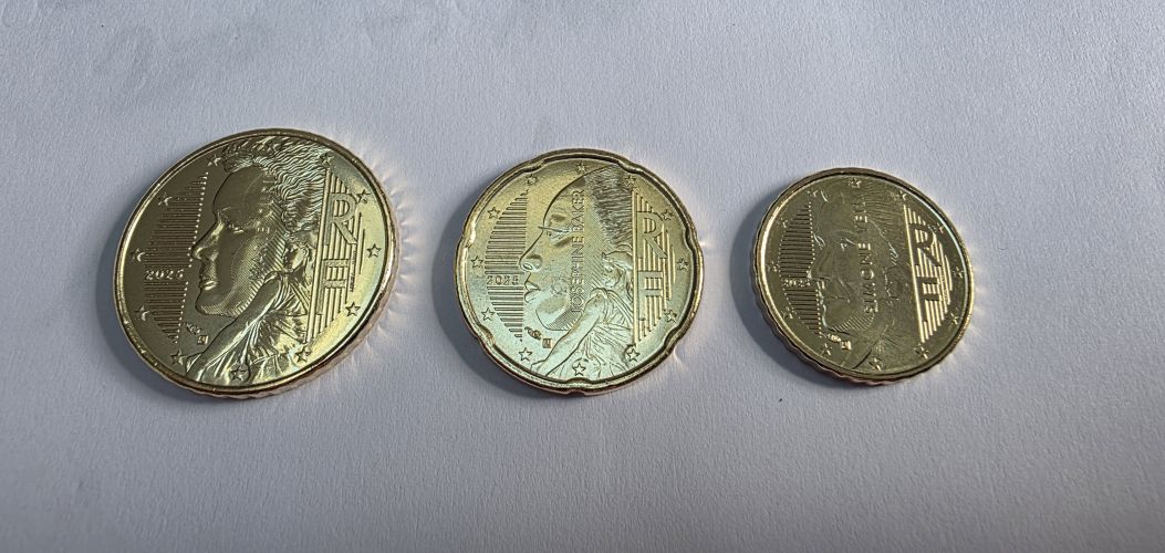 Tripique 10, 20 et 50 Cent Euros France 2025 Neuves de Coffret BU !