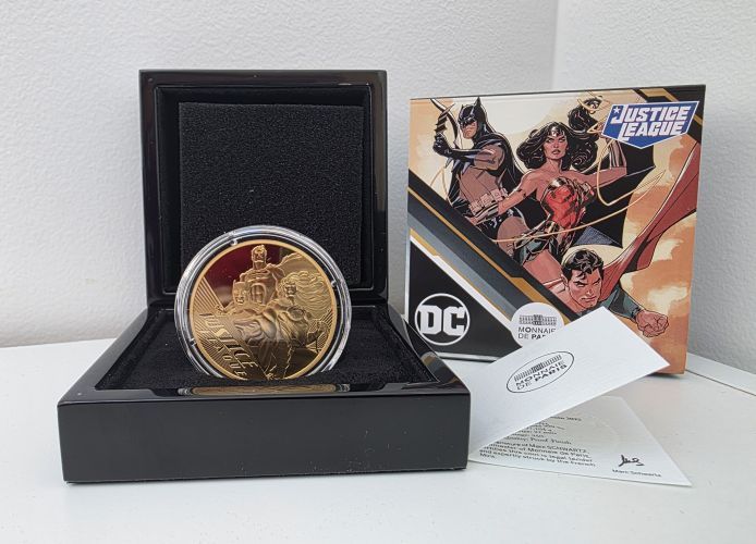 Coffret 200€ Euros Or Gold 999/1000 DC Comics 2025 1 OZ