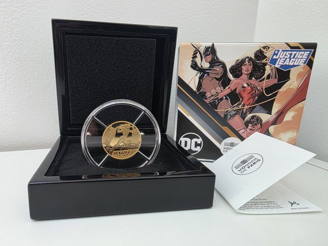 Coffret 50€ Euros Or Gold 999/1000 DC Comics 2025 1/4 OZ