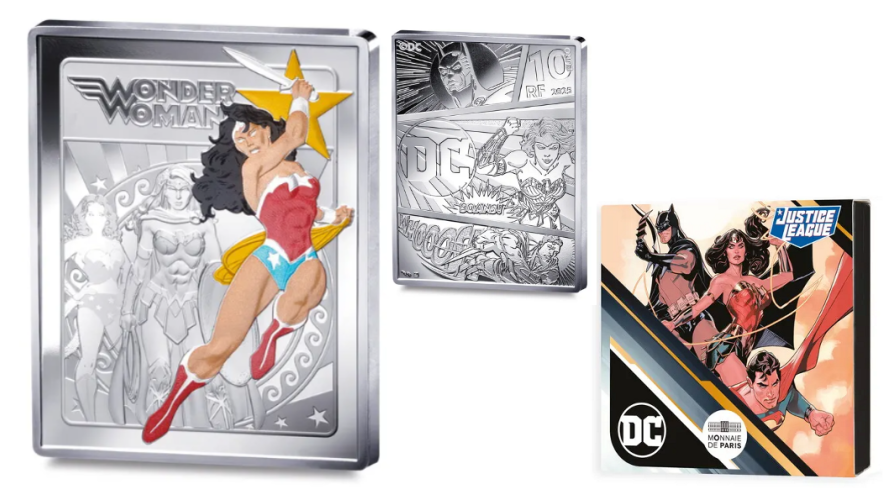 Coffret 10€ Euros Argent 999/1000 DC Comics Wonder Woman 2025