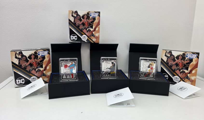 Lot 3 x 10€ Euros Argent 999/1000 DC Comics 2025 Batman + Superman + Wonder