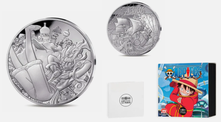 Coffret 10€ Euros Argent 999/1000 One Piece 2025 Luffy