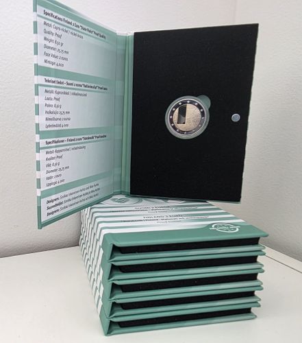 Coffret 2€ Euros BE Proof Commemorative Finlande 2025 Diplomatie