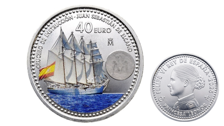 40€ Euros Espagne 2025 Juan Sebastien De Elcano UNC