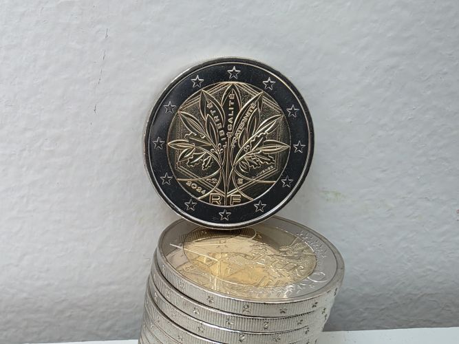 2€ Euros France 2024 Nationale Arbre de Vie Nouvelle Face