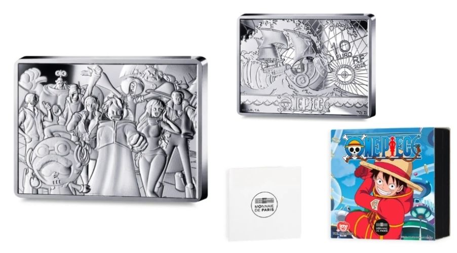 Coffret 10€ Argent 999/1000 One Piece 2025 Team Rectangulaire