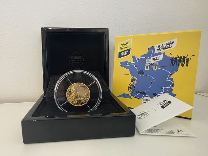 Coffret 50€ Euros Or Gold 999/1000 Tour de France 2025 - 1/4 Oz