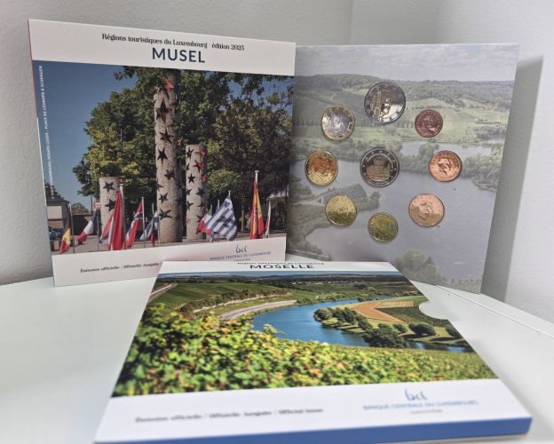 Coffret BU Luxembourg 2025 - 8 pièces + 2€ Commémorative Henri Version PHOTO