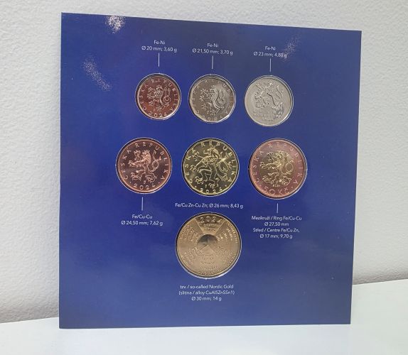 Serie Coffret Couronne Tchèque 2024 : 7 pieces