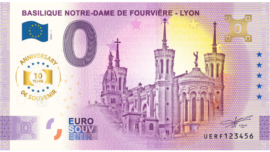Basilique Fourvière Lyon - 10Th ANNIVERSARY