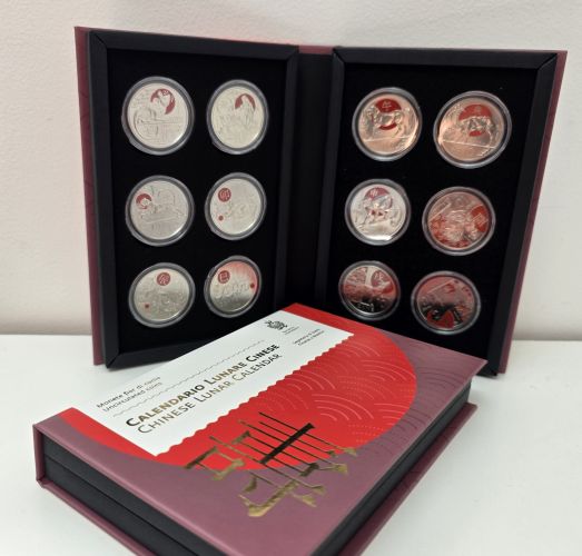 Série complète + Album 12 * 10€ Euros Saint-Marin Zodiac