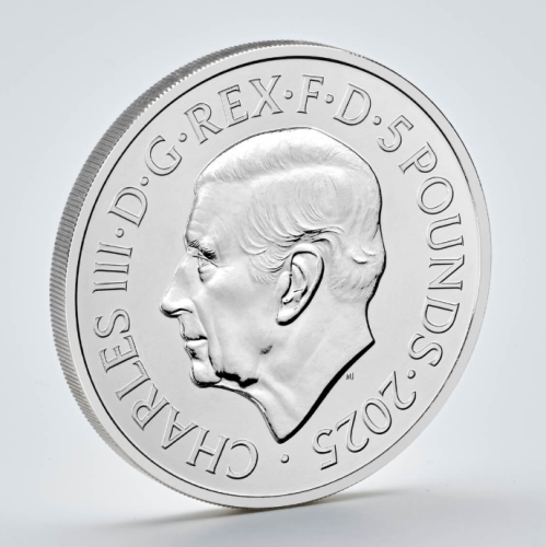 Coincard 5 Pounds BU Royaume Uni 2025 - Iron Maiden COLORISEE