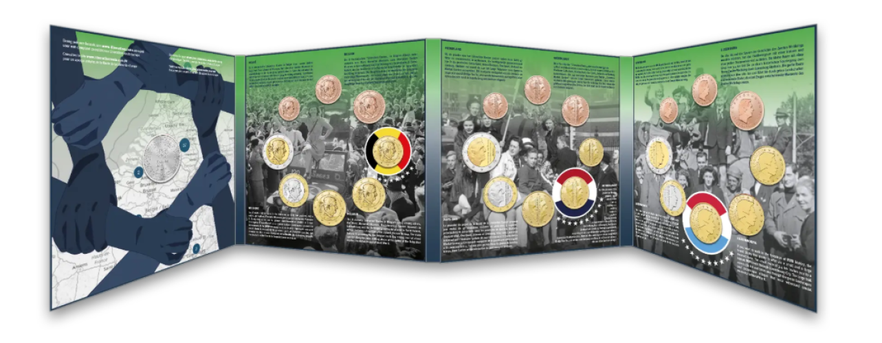 Coffret BU Euros BENELUX 2025 - Pays-Bas / Luxembourg / Belgique 2025