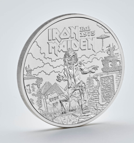 Coincard 5 Pounds BU Royaume Uni 2025 - Iron Maiden
