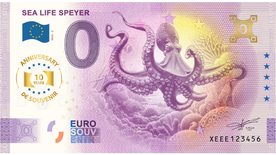 Sea Life Speyer 3 Poulpe - 10Th ANNIVERSARY