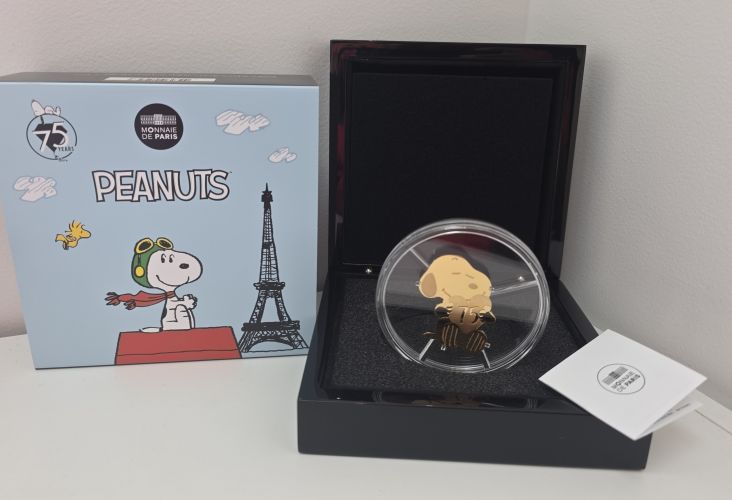Coffret 200€ Euros Or Gold 999/1000 Snoopy Peanuts 2025 1Oz