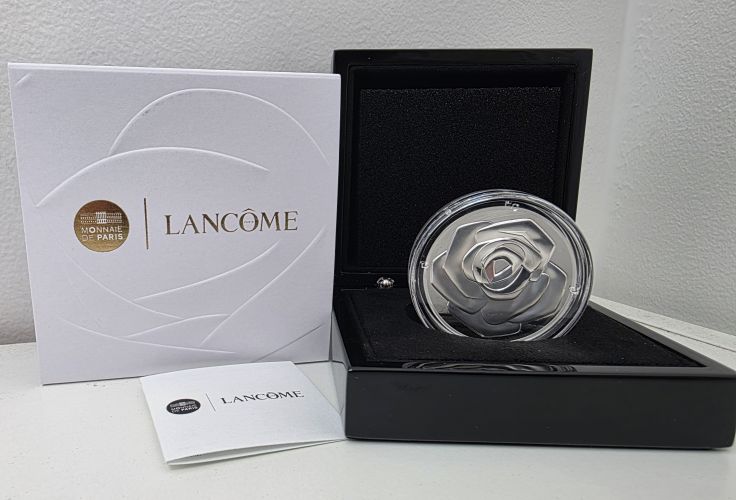 Coffret 20€ Euros Argent 999/1000 France Lancôme 2025 1 Oz Haut Relief
