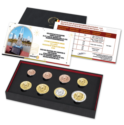 Coffret BE Proof Belgique 2024 - 8 pièces 1 centimes à 2€