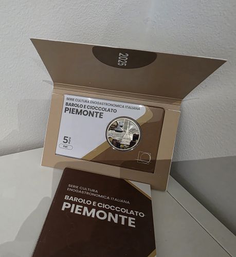 Coincard 5€ Euros Commemorative Italie 2025 Piemonte