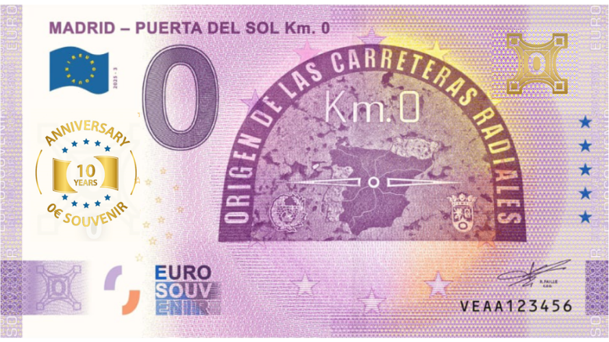 Madrid Puerta de Sol Km  0 - 10Th ANNIVERSARY