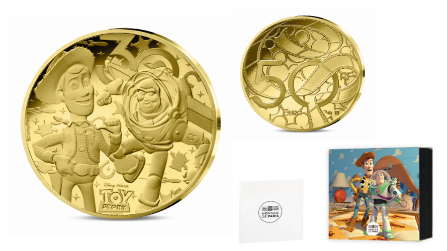 Coffret 50€ Euros France Or 999/1000 Disney 2025 - Toys Story