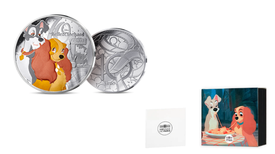 Coffret 10€ Euros Argent France 999/1000 - Disney 2025 Belle et Clochard