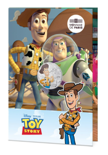Cartelette 10€ Euros Argent France 333/1000 - Disney 2025 Toys Story