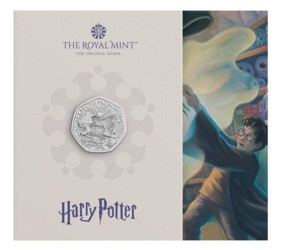 Coincard 0.5 Pound Royaume Uni 2025 Harry Potter ''Patronus''
