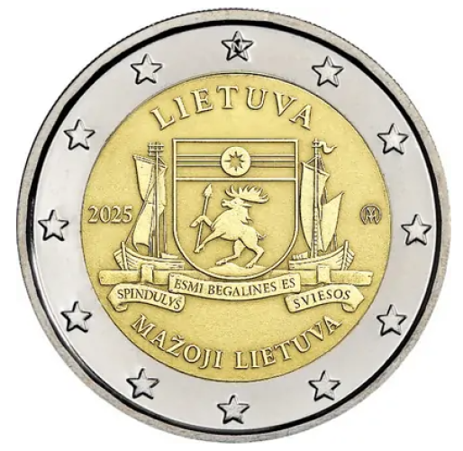 PREVENTE 2€ Euros Commémorative Lituanie 2025 - Mazoji