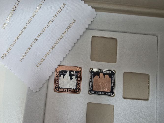 Coffret 2 x 10€ Euros Vatican 2023 Anno Santo Croce Giubileo