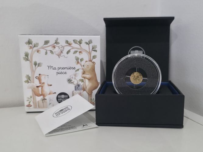 Coffret 5€ Euros France Or 999/1000 Naissance 2026