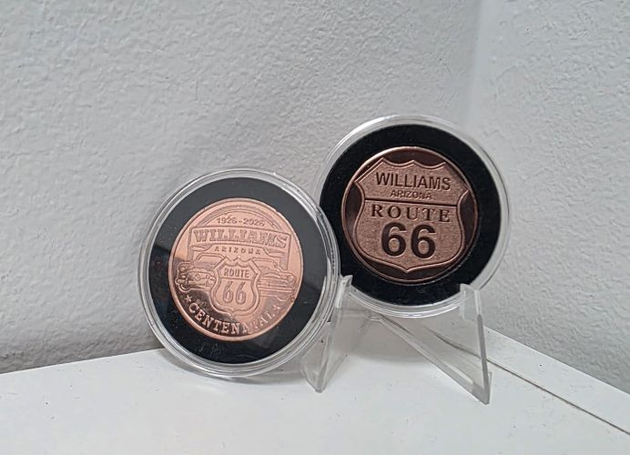 Médaille Cuivre US 2025 Route 66 - Williams