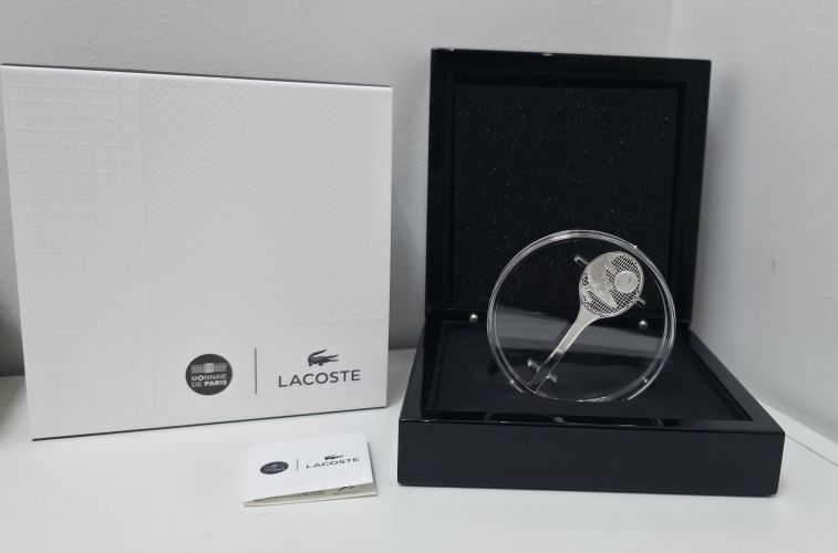 Coffret 10€ Argent 999/1000 Excellence Lacoste 2023