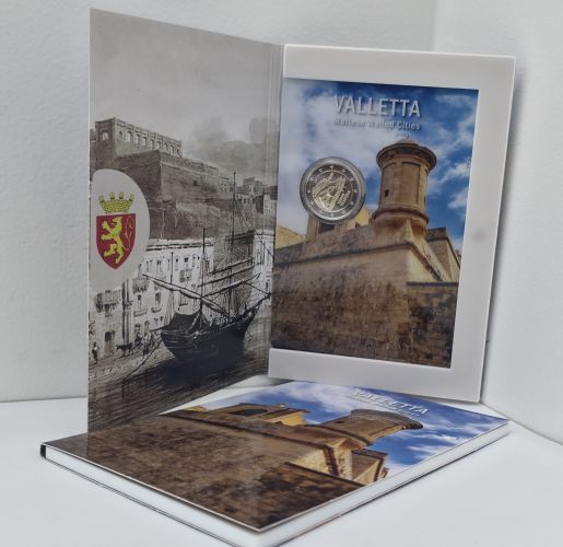 Coincard BU 2€ Euros Commémorative Malte 2026 La Valette