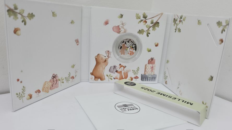 Coffret 5€ Argent BE Naissance France 2025