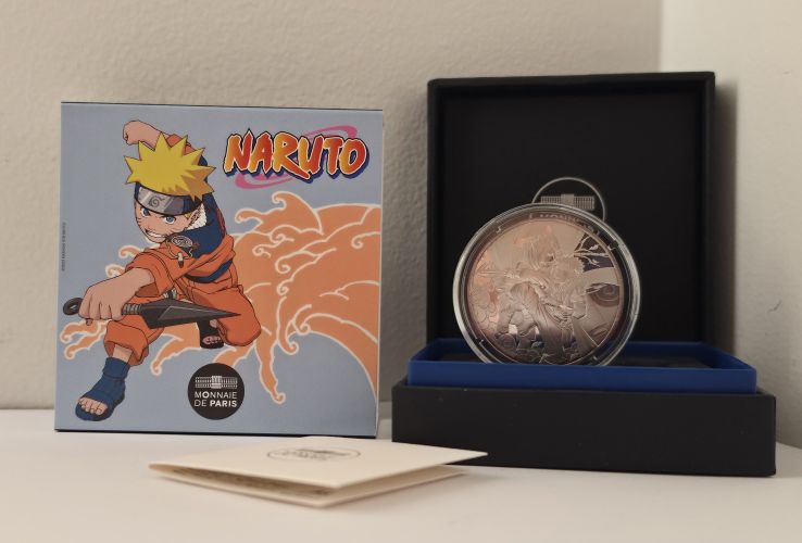 Coffret 10€ Euros Argent 999/1000 Naruto 2023
