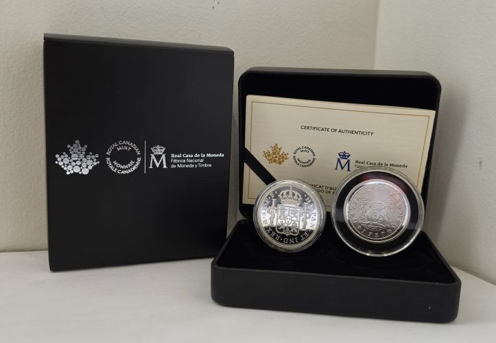 Coffret 10€ + 20$ Argent 999/1000 Espagne + Canada 2026 - Dollar Espagnol