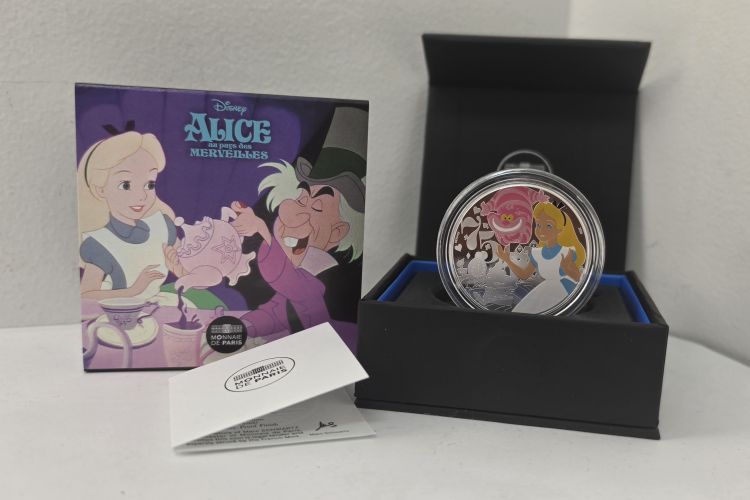 Coffret 10€ Euros Argent France 999/1000 Disney 2026 Alice Pays des Merveilles