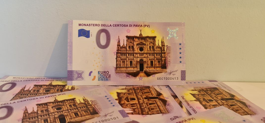 Billet Souvenir Italie 2020 Monastero Certosa Edition Speciale COLOR