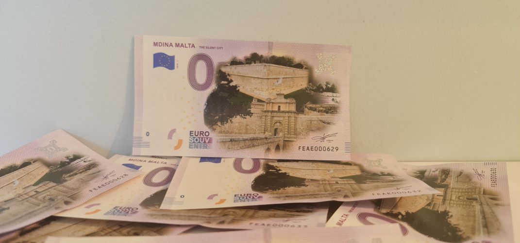 Billet Souvenir Malte 2019 Edition Speciale Mdina COLOR