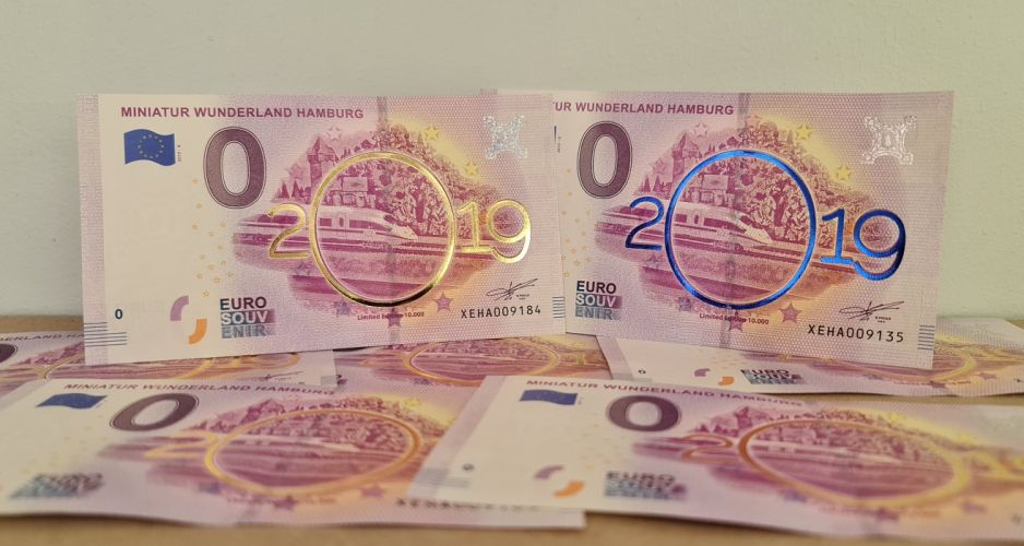 Lot 2 Billets Touristique Souvenir France 2019 Miniatur Wunderland Ed Limitée