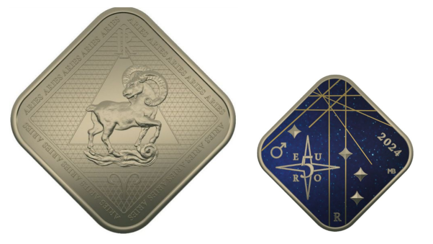 Coffret 5€ Euros Bronzital Italie 2024 Zodiac Bélier FdC