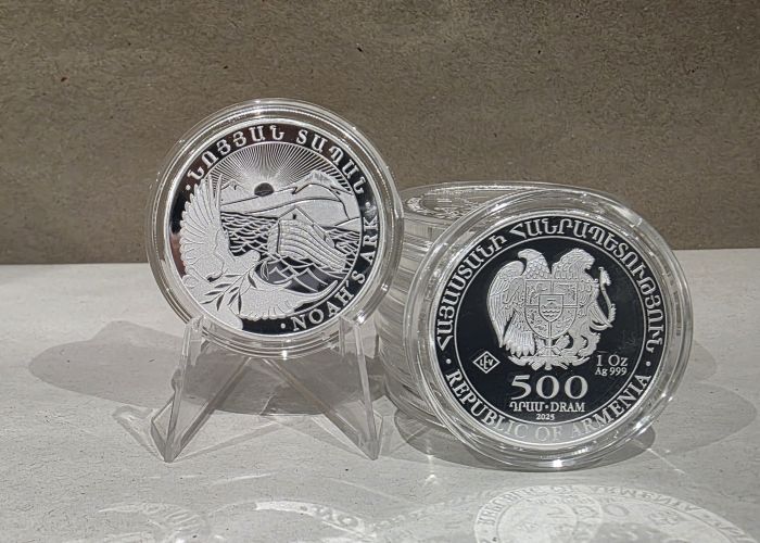 1 Once Argent 999/1000 Arménie Arche Noé 2025