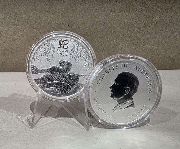 1 Once Argent 999/1000 Australie Serpent Lunar 2025