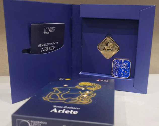 Coffret 5€ Euros Bronzital Italie 2024 Zodiac Bélier FdC