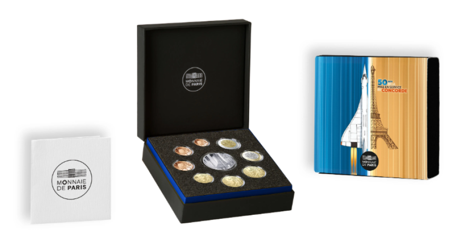 Coffret Collector 20€ Argent 999/1000 Concorde + Serie BE 2026